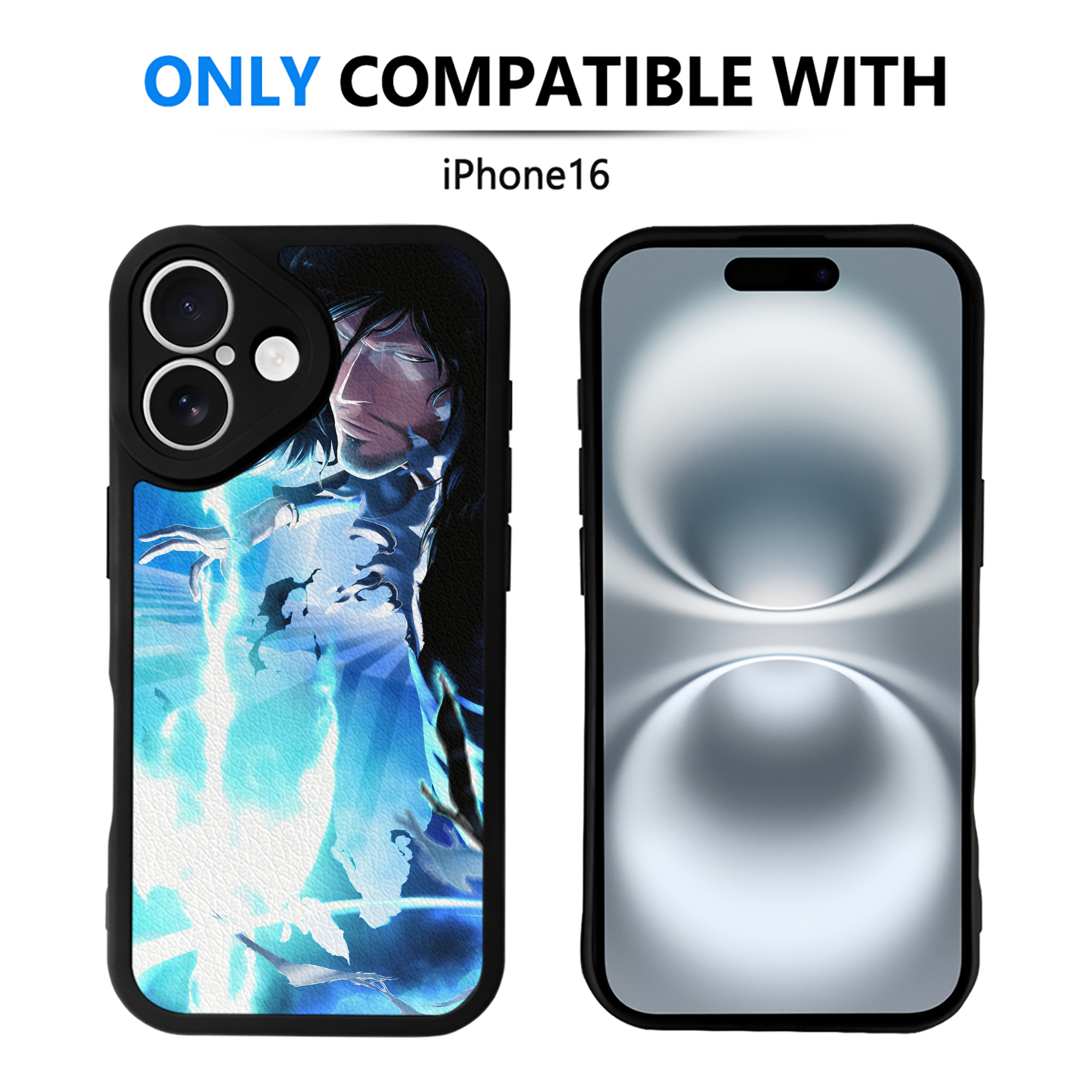 （画像用） ブリーチ BLEACH 【iPhone 16シリーズ対応】シリコンスマホケース（レザー調） 材質：シリコン